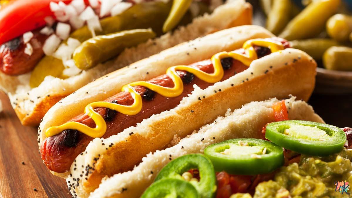 Hot dog 1 Disegni da colorare Hot dog